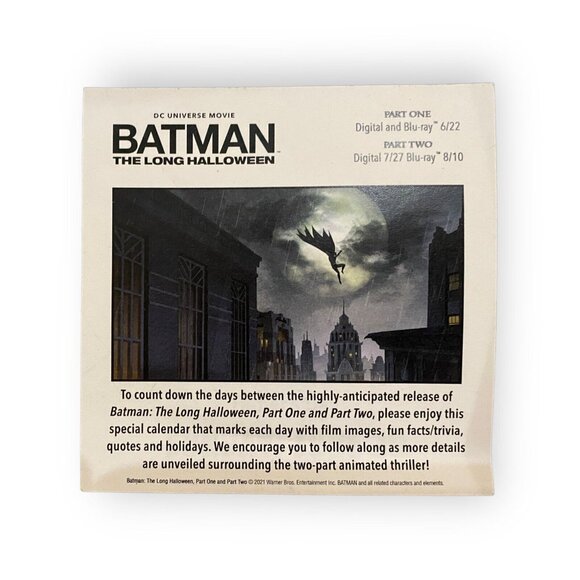 Batman The Long Halloween DVD Blu Ray Promo Press Items Pumpkin Stencils - Picture 2 of 9